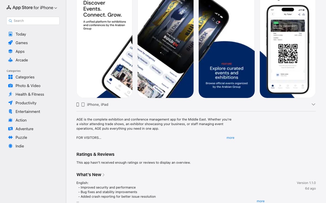 Application participants sur l'App Store